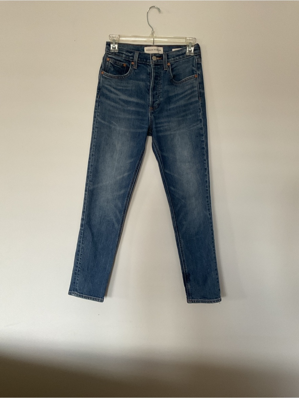 Denim Forum Women’s Blue Slim Jeans “The Yoko High Rise Slim 28L”